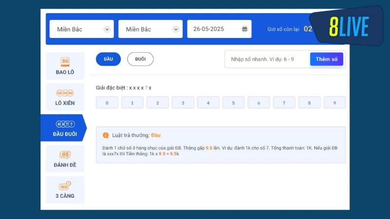 Cách chơi đề đầu - đuôi đơn giản với mức thưởng hấp dẫn
